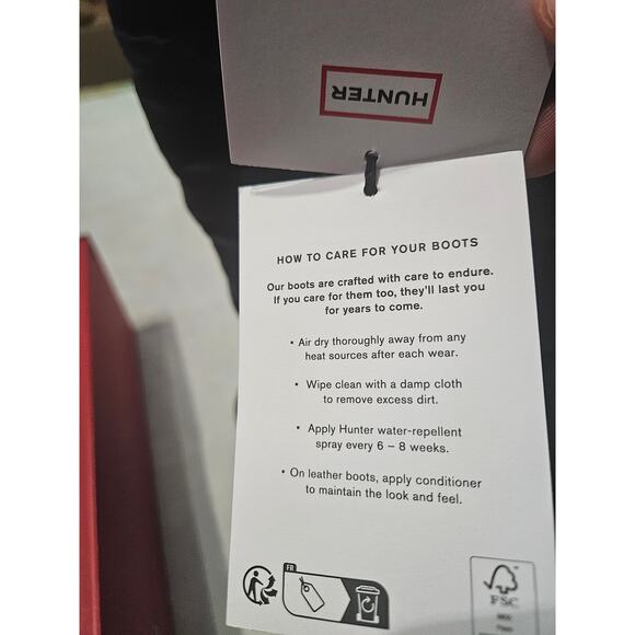 Hunter Womens Intrepid Black Snow Boots Size 6 - Picture 6 of 13